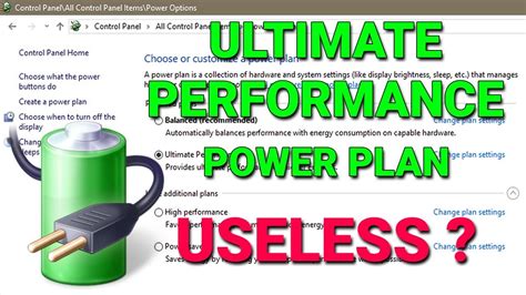 How To ENABLE ULTIMATE PERFORMANCE Power Plan Benchmark YouTube