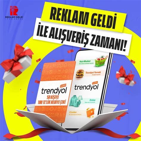 50 Kişiye 100 TLLİK Trendyol Hediye Çeki Reklam Geldi