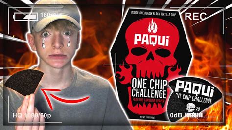 Trying The Worlds Hottest Chip Paqui One Chip Challenge 2020 Ft Friends Youtube