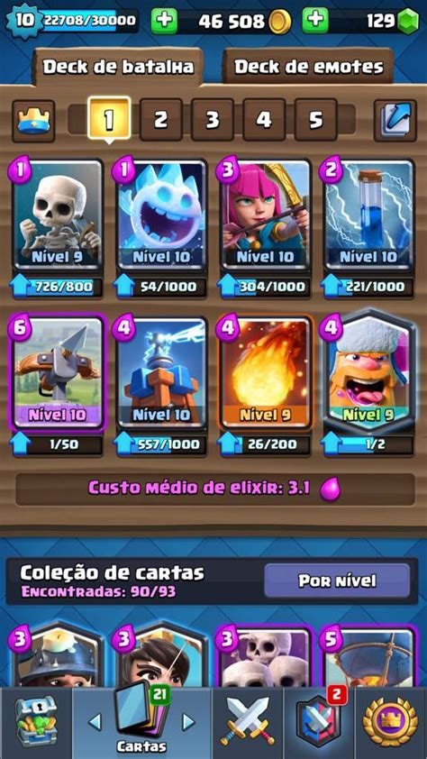 Os MELHORES DECKS Que Eu Usei Para Chegar No DESAFIANTE 3 4600K No