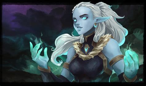 Drow Druid By Kayaur On Deviantart