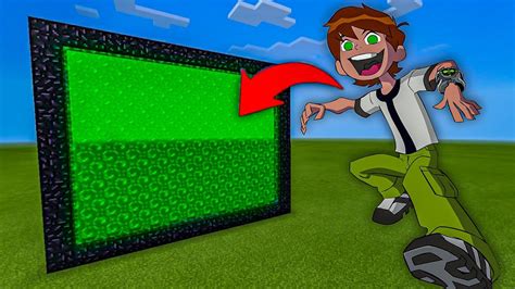 How To Make A PORTAL To BEN 10 OMNITRIX In Minecraft YouTube