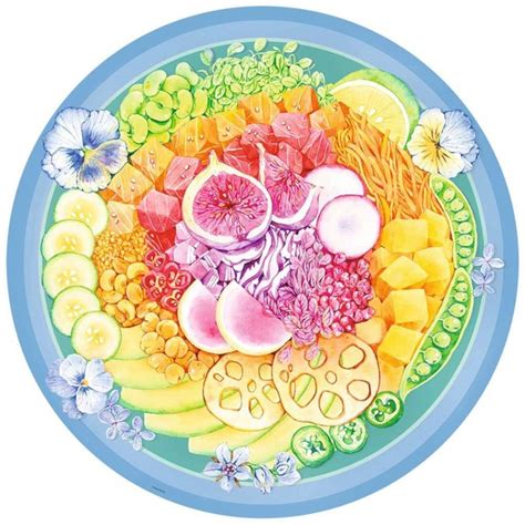 Ravensburger Puzzle Circle Of Colors Poke Bowl Teile 500