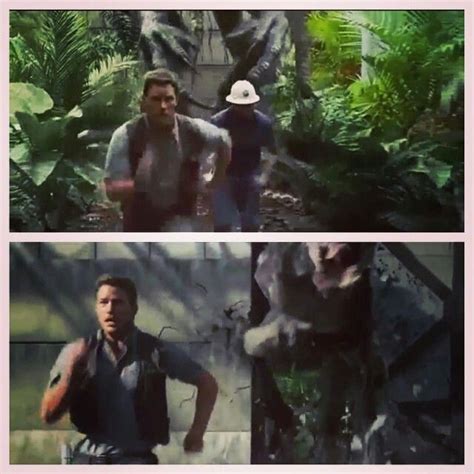 Jurassic World Owen Narrowly Escaping Indominus Rex Jurassic World 2015 Jurassic World Fallen