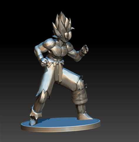 Archivo STL goku super saiyajinDiseño imprimible en 3D para descargar