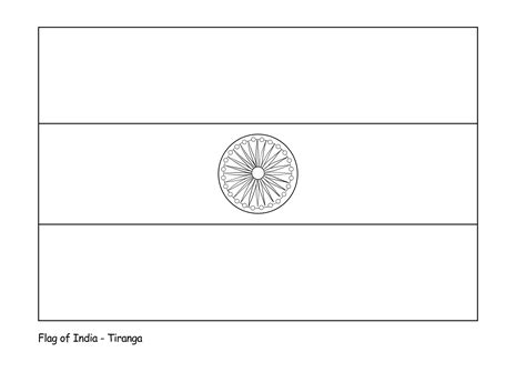 Mewarnai Gambar Bendera Negara India Contoh Anak Paud Images And