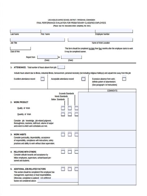 Employee Day Review Template