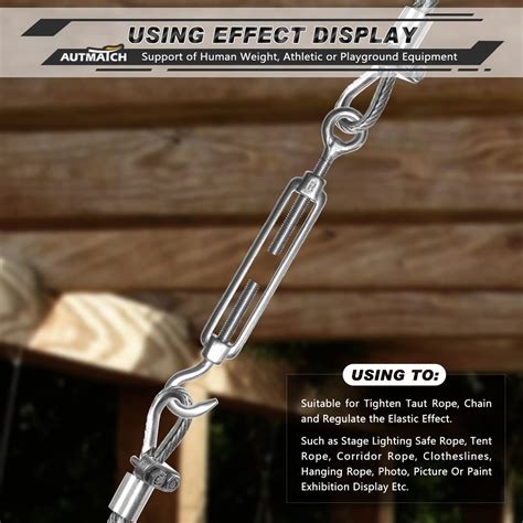 Snapklik M5 Turnbuckle Hook And Eye Turnbuckle 304 Stainless