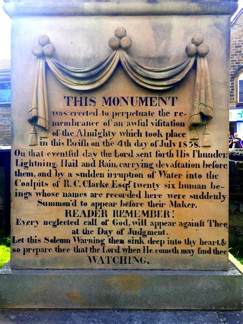 Huskar Colliery Disaster Monument 4th July 1838 The Husk Flickr