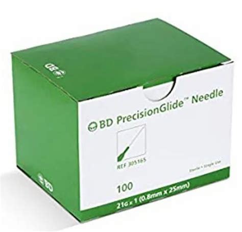 Steel Green Bd 21g X 1 Disposable Needle For Hospital At ₹ 240box In