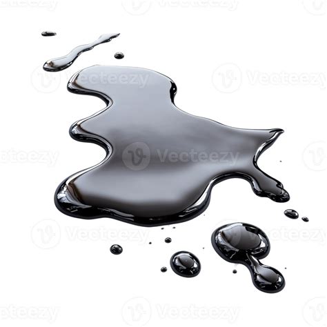 Liquid Metal Spilled Across Dark Background 55390209 Png