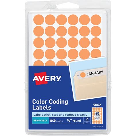 Avery® Color-Coding Labels - Zerbee