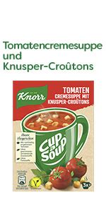 Knorr Cup A Soup Tomaten Cremesuppe Mit Knusper Croutons Leckere