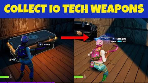 Collect Different Io Tech Weapons In Fortnite Season 7 Week 1 Legendary