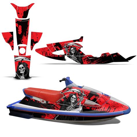 Wholesale Decals Jet Ski Graphics Kit Sticker Decal Compatible With Yamaha Waveraider 700 1100