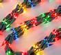 Multi Color Incandescent Garland Lights With Green Wire 9 Pottery Barn