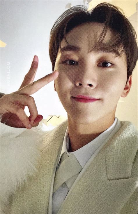 Fnaf Photos Boo Seungkwan Photocard Scan Seventeen Okay Gesture