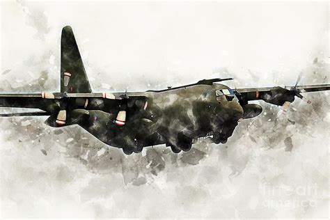 Raf C Hercules Painting Digital Art By Airpower Art Fine Art America