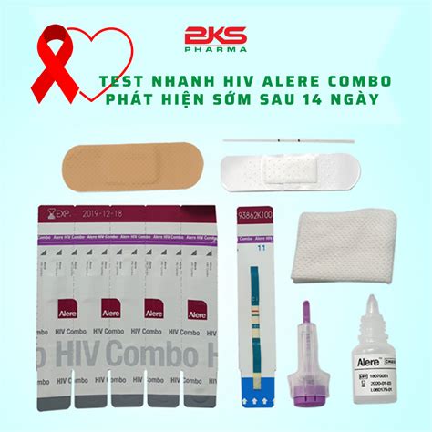 Test nhanh HIV Alere Determine Combo phát hiện sớm HIV sau 14 ngày với