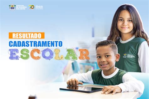 Resultado do Cadastramento Escolar para Pré escola e Ensino Fundamental