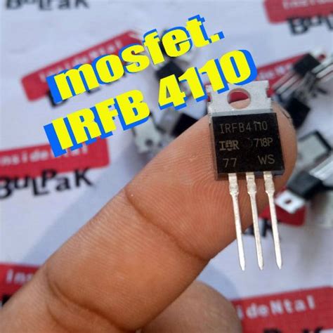 Jual Mosfet Irfb N Channel Mosfet High Amper V A Di Lapak