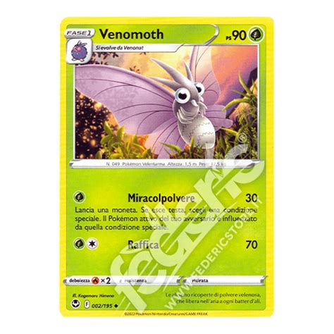 Venomoth Non Comune It Mint Federicstore