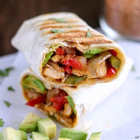 Crispy Chicken Fajita Wrap Karyl S Kulinary Krusade