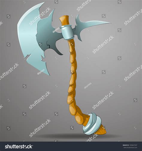 War Axe Vector Illustration Stock Vector (Royalty Free) 195847337 | Shutterstock