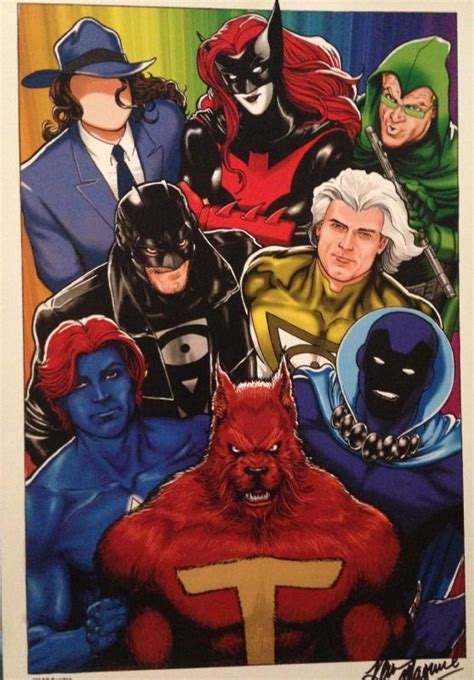 Dc Gay League In Charles Groh S Dc Rainbow Nation Comic Art Gallery Room