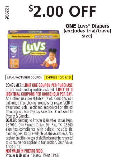 Sunday Savings On Luvs Diapers - Mom, Are We There Yet?