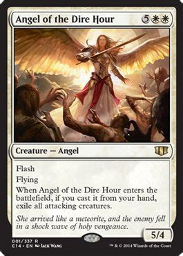 Angel Of The Dire Hour Commander Singles Magic The Gathering