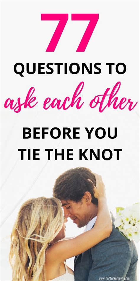 77 Important Questions To Ask Yourself Before Getting Married Marriage Advice Advice For