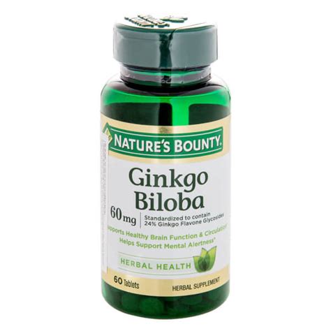 Vi N U Ng B N O Ginko Biloba Nature Bounty Gi T T