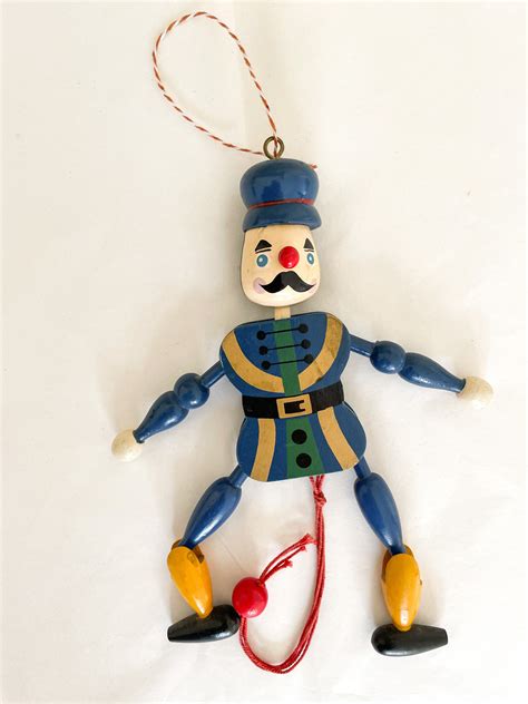 Vintage German Wooden Soldier Or Nutcracker ‘hampelmann Jumping Jack