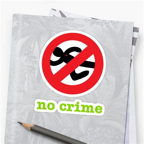 "No Body No Crime" Stickers by pimator24 | Redbubble