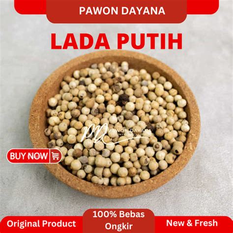 Jual Lada Putih Bangka Biji Lada Putih Utuh Bulat Pepper 1 2 Kg