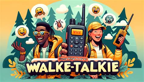 Over And Out 45 Funniest Things To Say On A Walkie Talkie Mindful Says