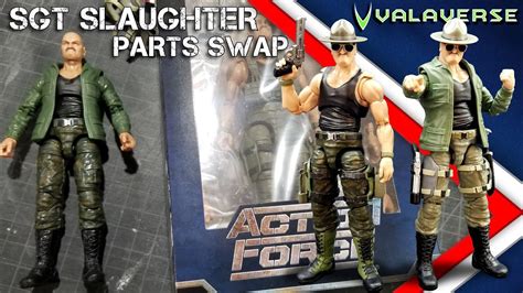 VALAVERSE ACTION FORCE Series 2A SGT Slaughter Action Figure MISB