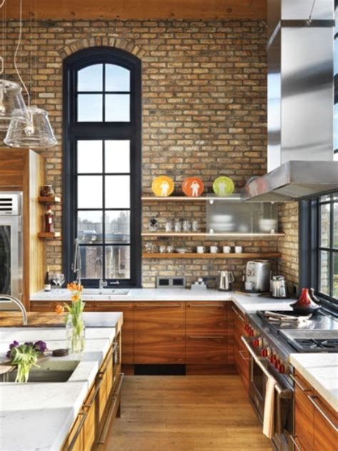 71 Inspiring Brick Feature Wall In Kitchen Not To Be Missed