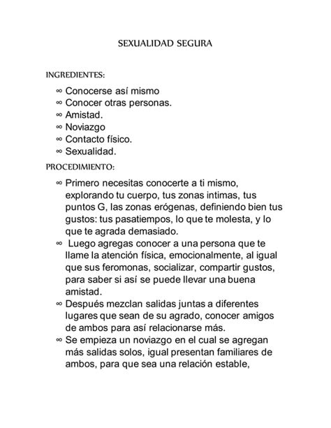 Sexualidad Segura PDF Descarga Gratuita