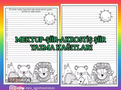 Hayvanları Koruma Günü Şiir Me Eduhol Etkinlik İndir Oyun Oyna