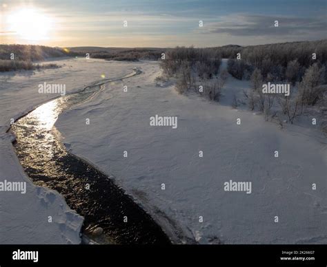 River Mohkkenjavvi Kautokeino Norway Stock Photo Alamy