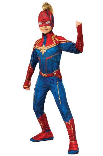 Deluxe Captain Marvel Child Costume - PureCostumes.com