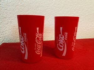 X Coca Cola Becher L Trink Enjoy Buvez Bevete Rot Plastik