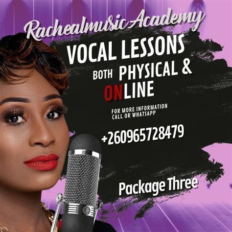 Vocal Coaching From Racheal