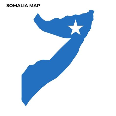 Premium Vector | Somalia national flag map design illustration of ...