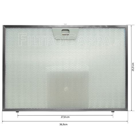 Metal Filter X Cm For Faber Franke Cooker Hood Artica Ray