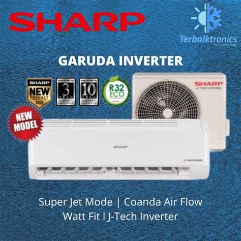 Jual AC Sharp Jtech Inverter Garuda Series 1 2 PK AHX6BEY AHX 6BEY