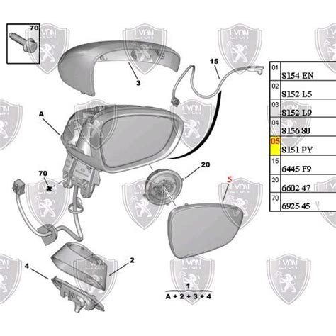 Lente Do Retrovisor Lado Esquerdo Base Na Lyon Parts