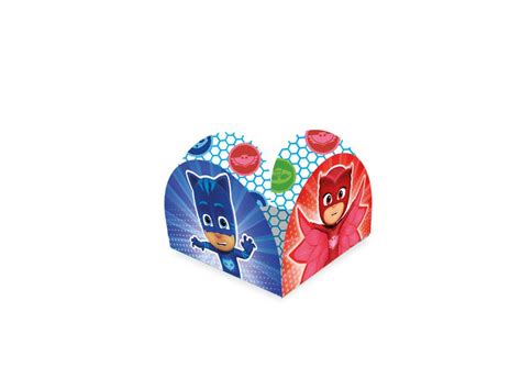 PORTA FORMINHA PARA DOCES FESTA PJ MASKS 50 UNIDADES REGINA FESTAS